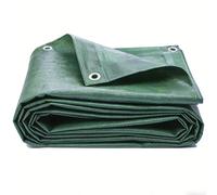 Outsunny Bâche imperméable extérieure 6x8 m toile PE 90 g/m² protection UV avec œillets renforcés pour bois de chauffage mobilier de jardin Vert
