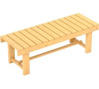 Outsunny Banc de Jardin 2 Places Style Rural Chic Assise š€ Lattes dim. 110L x 38l x 35H cm Bois de Sapin pršŠ-huilšŠ