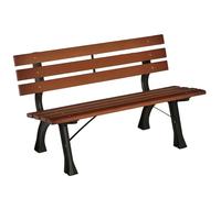 Outsunny - Banc de jardin - Bois de sapin - 120x57x70cm - Marron