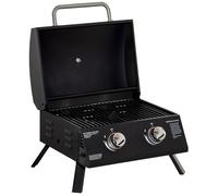 Outsunny - Barbecue à gaz - Acier - 55x46.5x41cm - Noir