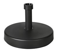Outsunny Base pour Parasol de Jardin en Plastique PP max 18kg de Poids, Ø45x33 cm, Noir