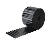 Outsunny Bordure de Jardin Métallique 650x20 cm en Acier Galvanisé Résistante pour Potager Patio Terrasse Gazon Gris foncé