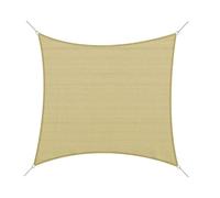 Outsunny Voile Parasol Carrée pour Extérieur en HDPE Respirant, Protection UV 95%, 360x360 cm