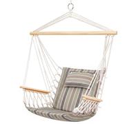 Outsunny Hamac-fauteuil chaise suspendue – Oreiller fourni, 100% polyester, 1 x 1,06 m, Vert