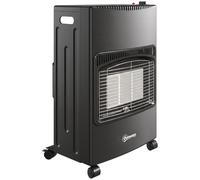 Outsunny Chauffage au Gaz Poêle à Gaz 4200W Infrarouge Pliable 3 Puissances Système ODS Anti-Basculement Housse 46x42x75cm Noir