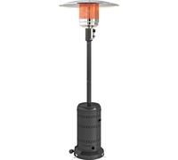 Chauffage exterieur terrasse - Outsunny - portable - 11 KW niveaux de chauffe réglable - protection anti-basculement - noir