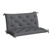 Outsunny Coussin d'Assise Gris Balancelle 2 Places Style Chesterfield Confort Premium 98x100x8cm Aosom France