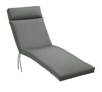 Outsunny Coussins de Chaise Longue Épais 196 x 55 x 8 cm Gris Foncé
