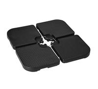 Outsunny - Dalle de Lestage - HDPE - 99x99x8cm - Noir