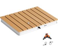 Outsunny Douche de jardin extšŠrieure portable, douche de camping hauteur de fontaine ršŠglable jusqu'š€ 4 m, šŠtanche, structure en alliage d'aluminium, ršŠsistante aux UV et au gel pour piscine, pla