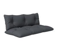 Outsunny Ensemble de 2 coussins d'extšŠrieur pour banquette canapšŠ 1 coussin d'assise et 1 coussins de dossier polyester gris