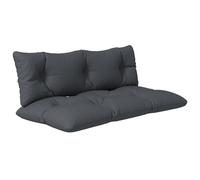 Outsunny Ensemble de 2 coussins d'extšŠrieur pour banquette canapšŠ 1 coussin d'assise et 1 coussins de dossier polyester gris