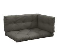 Outsunny - Ensemble de 3 coussins d'extérieur - Polyester - 120x80x12cm - Gris foncé
