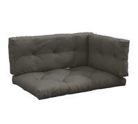 Outsunny Ensemble de 3 Coussins pour Banquette Canapé Extérieur Gris | Assise, Dossier et Latéral