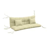 Outsunny Ensemble de 4 coussins d'extšŠrieur pour balancelle de jardin, 1 coussin d'assise coussins de dossier et 2 oreillers Crššme