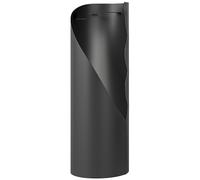 Outsunny Ensemble serviteur de cheminée 4 pièces avec balai, pelle, tisonnier et support, en métal 20 x 20 x 65 cm, noir