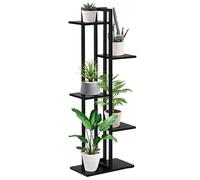 Étagère à fleurs - Outsunny - 5 niveaux - cadre en acier - pour jardin balcon salon - 40 x 22 x 113 cm - noir