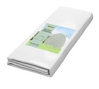 Outsunny Film de Serre 3x3m imperméable Porte roulante 6 fenêtres Blanc | Film polyéthylène, protection UV, résistant à la déchirure, bâche de jardin, pour tunnel, film seul