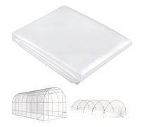 Outsunny Film de serre 7x8 m imperméable protection UV transparent | Film de jardin, film PE épais résistant à la déchirure, bâche pour tunnel de serre, film uniquement