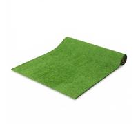 Outsunny Gazon Synthétique Dalle Gazon, Pelouse Artificielle 25mm Haute Densité Auto-drainant pour Balcon Jardin, 1 x 4 m, Vert