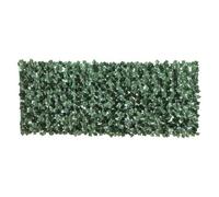 Outsunny Haie Artificielle Brise-Vue décoration Rouleau 2,4L x 1H m Feuillage réaliste Anti-UV Vert