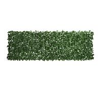 Outsunny Haie Artificiel Brise-Vue décoration Rouleau 3L x 1H m Feuillage hêtre réaliste Anti-UV, feuilles en soie, Vert foncé