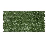 Outsunny Haie Artificiel Brise-Vue décoration Rouleau 3L x 1H m Feuillage réaliste Anti-UV Vert foncé