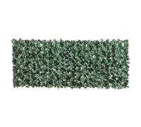 Outsunny Haie Artificielle Brise-Vue Rouleau pour Balcon 2,4L x 1H m Vert | Feuillage Réaliste, Anti-UV