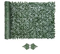 Outsunny Haie Artificielle Brise-Vue Rouleau pour Balcon 3L x 1,5H m Vert