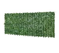 Outsunny Haie Artificielle Brise-Vue décoration Rouleau 3L x 1H m Feuillage réaliste Anti-UV Vert