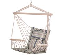 Outsunny Hamac Fauteuil Chaise Suspendue Design Oreiller Fourni Grand Confort 100 % Polyester 1L x 1 06H m Vert