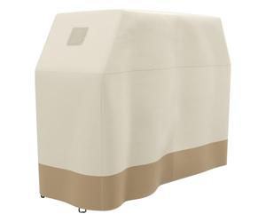 Outsunny Housse BBQ pour Gril à gaz rectangulaire 152 x 66 x 115 cm Beige | Tissu Oxford 300D, housse de barbecue, imperméable, protection UV, résistant à la déchirure, fermetures anti-vent