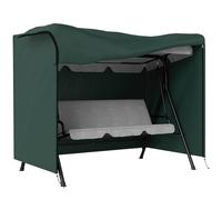 Outsunny Housse de Protection balancelle de Jardin 3 Places bâche étanche dim. 2,05L x 1,24l x 1,64H m Oxford Haute densité 600D Vert