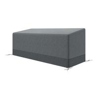 Outsunny Housse de protection pour meubles de jardin - Hivernale, Imperméable, Anti-UV, Tissu Oxford 600D 190,5 x 72 x 76cm Gris clair