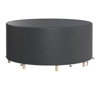 Outsunny Housse de protection pour mobilier de jardin Hivernale Étanche Anti-UV Bâche Tissu Oxford 420D Ø214x70Hcm Noir
