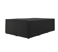 Housse salon de jardin - Outsunny - étanche - anti-UV - avec œillets et cordes de fixation - 222 x 155 x 67 cm - noir