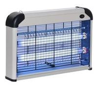 Outsunny Lampe UV anti-insectes anti moustique tue mouche électrique destructeur d'insectes 20 W noir gris Noir G