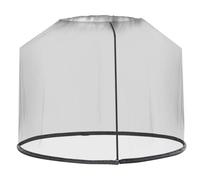 Outsunny Moustiquaire Cylindrique pour Parasol 3 m Diamètre Noir | Fermeture Éclair, Lestage