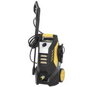 Outsunny Nettoyeur haute pression avec pompe en aluminium 135 bar pression max. 1800W puissance 540 L/h tuyau 5m buse réglable & poignées