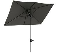 Outsunny - Parasol - Aluminium - 290x200x248cm - Gris