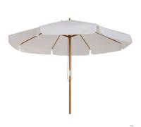 Outsunny - parasol - Bois - 325x325x250cm - Crème