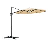 Outsunny - Parasol déporté - Polyester - 295x295x250cm - Beige