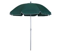 Outsunny Parasol inclinable octogonal de jardin Ø 2 m métal polyester vert