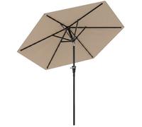 Outsunny - parasol - Métal - 230x230x216cm - Beige