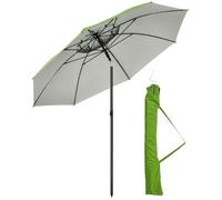 Outsunny - Parasol - Polyester - 185x185x205cm - Vert