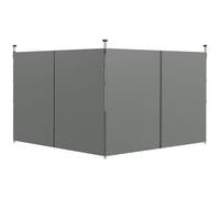 Outsunny Parois Latérales de Rechange Barnum 3 x 3 ou 3 x 6 m Gris Foncé | Panneaux Latérals, pour Tonnelle, 2 Pièces