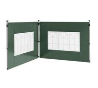 Outsunny Parois Latérales pour Tonnelle de 3 x 3 / 3 x 4 m 2 Panneaux en Tissu Oxford de 295x195 cm avec Fenêtre pour Fêtes Vert
