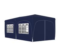 Outsunny Pavillon pop-up 3 x 6 m avec panneaux latéraux, protection UV50+, tente de jardin ajustable en hauteur avec sac de transport et sacs de sable