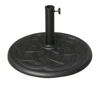 Outsunny - Pied de parasol - Bois - 54.5x54.5x34cm - Noir
