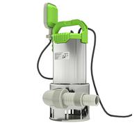 Outsunny Pompe à Eaux Usées 1100W Pompe Submersible d'Eaux Résiduelles avec Capacité de 18000 l/h Interrupteur de Flotteur